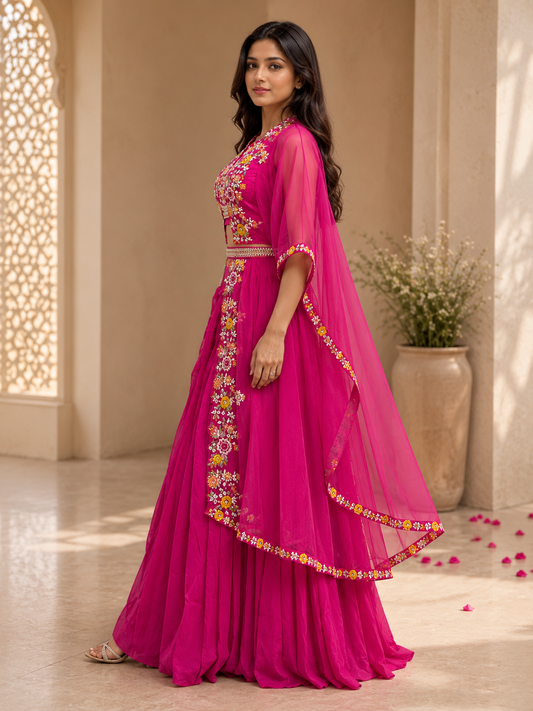 Rani Embroidered Drape Set