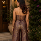Pure Brocade Co-ord Set with Flared Pants