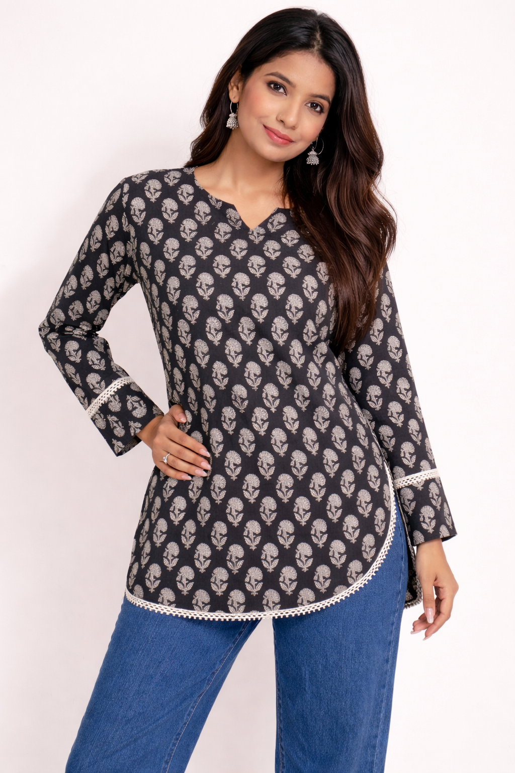 Baghi Handblock Print Kurti
