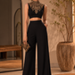 Black Embroidered Co-ord Set