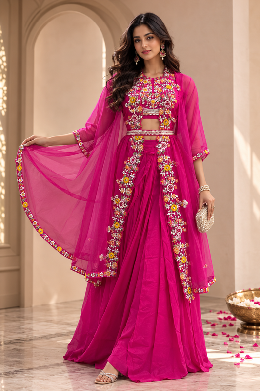 Rani Embroidered Drape Set