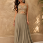 Sage Embroidered Drape Set