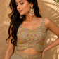 Sage Embroidered Drape Set