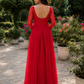 Ruby Red Flare Suit
