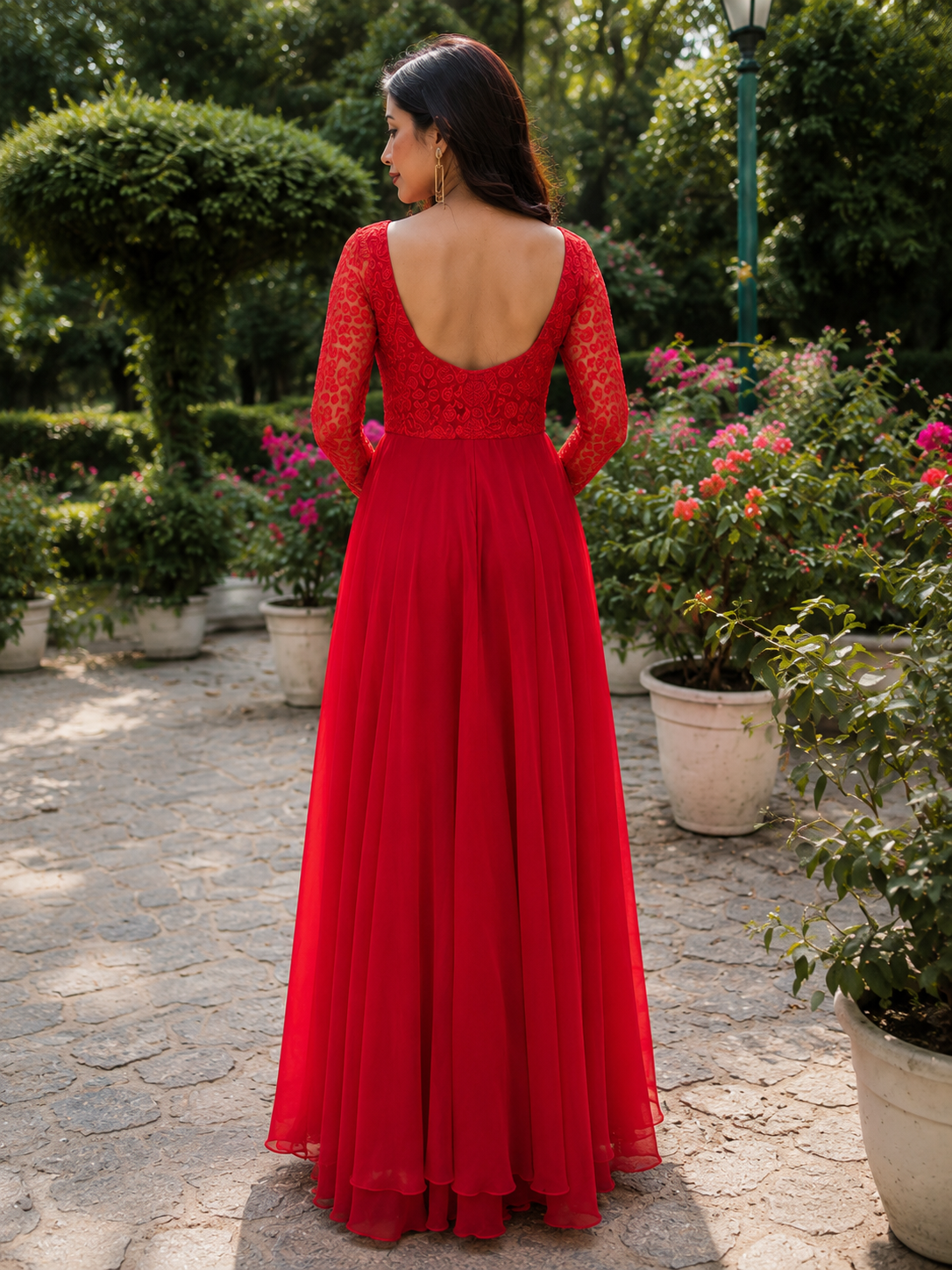 Ruby Red Flare Suit