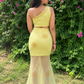 Pastel Yellow Organza Co-Ord Set