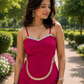 Pink Mirror Georgette Co-Ord Set