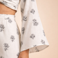Ivory Bloom Twist Co-Ord Set