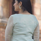 Mint Embroidery Shimmer Co-ord Set