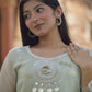 Mint Embroidery Shimmer Co-ord Set