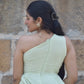 Sea Green One-Shoulder  Dress