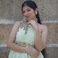 Sea Green One-Shoulder  Dress