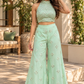 Mint Green Flared Co-ord Set