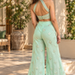 Mint Green Flared Co-ord Set