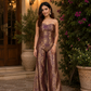 Pure Brocade Co-ord Set with Flared Pants
