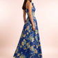 Ocean Bloom One-Shoulder Dress