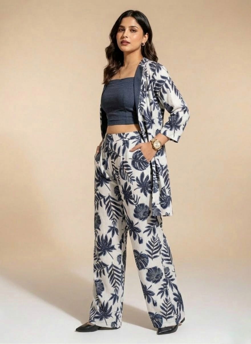 Midnight Palm Muse Co-ord Set