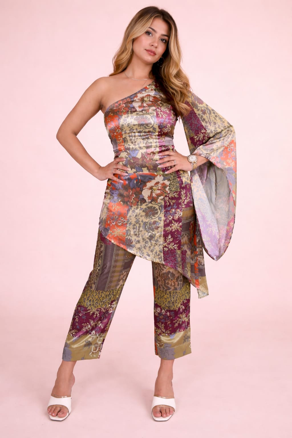 Aura One-Shoulder Statement Co-ord
