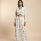 Ivory Bloom Twist Co-Ord Set