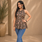 Masakali Backless Halter Floral Kurti