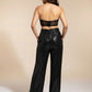 Midnight Sparkle Strapless Sequin Co-Ord Set